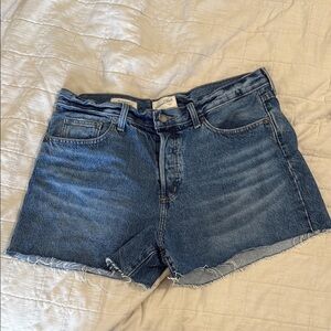 Women's Blue Denim Shorts